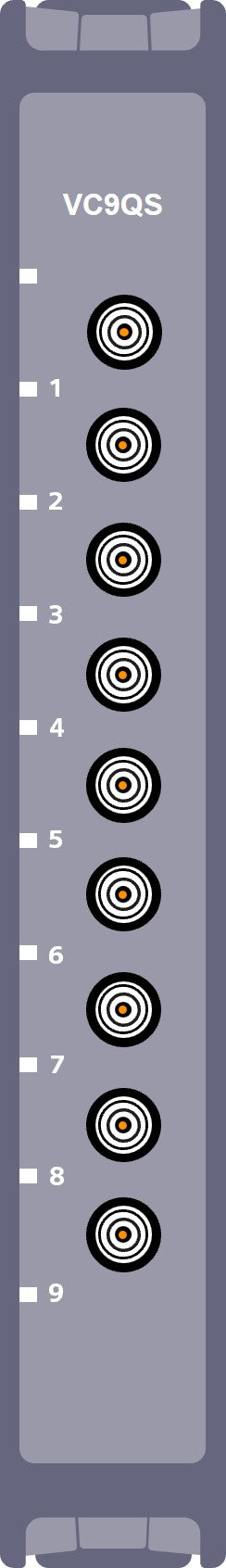 Simcenter SCADAS ES 9-Kanal V/ICP®/Charge(QS) Einheit