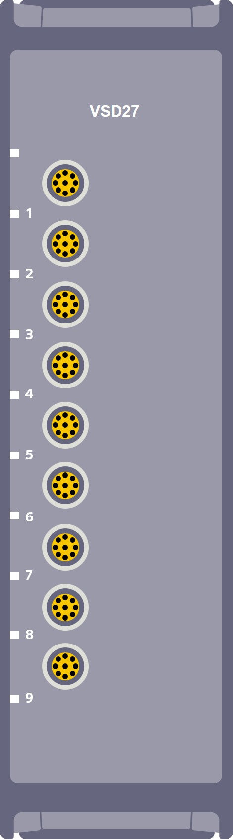 Simcenter SCADAS ES 27-Kanal V/ICP® semi-diff Einheit L