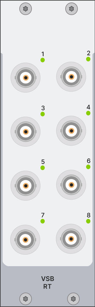 Simcenter SCADAS Mobile und Lab Acht-Kanal Spannung/ICP® Eingangsmodul - Lab - BNC connector & EtherCAT support