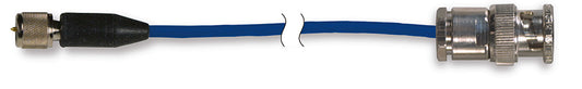 Low-Noise Blue Teflon Coaxial Cable - 1.5m