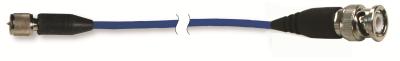 Low-Noise Blue Teflon Coaxial Cable - 6m
