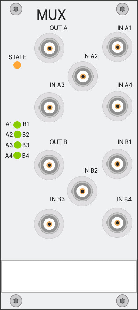 Simcenter Anovis Signalaufzeichnungsgerät 2 x 1-auf-4 Eingangsschaltmodul