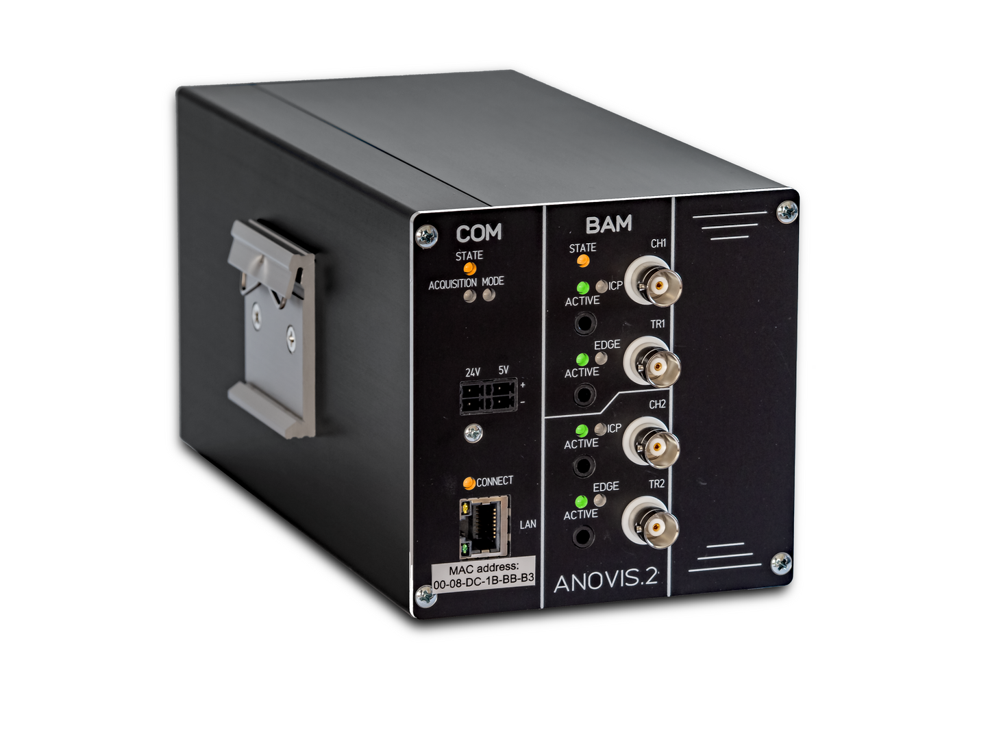 Simcenter Anovis Signal Recorder - DIN-Rail Housing - 2 Channels