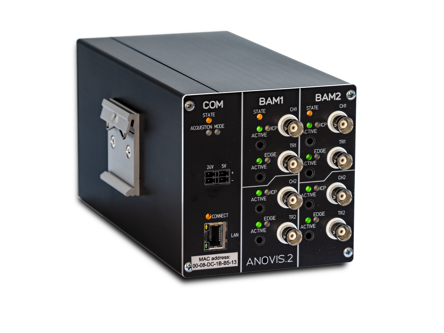 Simcenter Anovis Signal Recorder - DIN-rail housing - 4 channels