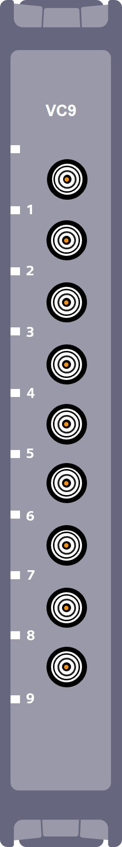 Simcenter SCADAS ES 9-Kanal V/ICP®/Charge Einheit