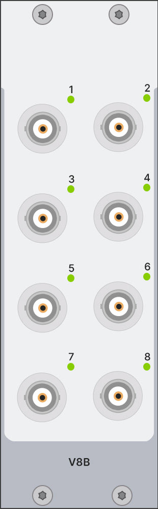 Simcenter SCADAS Mobile and Lab 8-Channel Voltage/ICP® Input Module - Lab - BNC connector