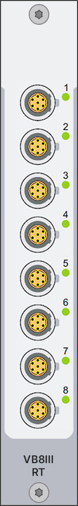 Simcenter SCADAS Mobile and Lab Eight-Channel Input Module for Voltage; ICP® and Charge - Lab