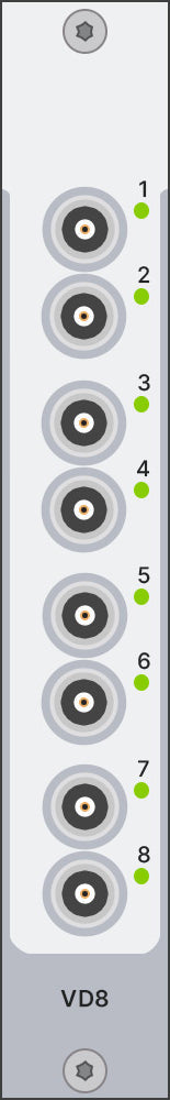 Simcenter SCADAS Mobile and Lab Eight-Channel Voltage/ICP® Differential Input and Output Module - Lab