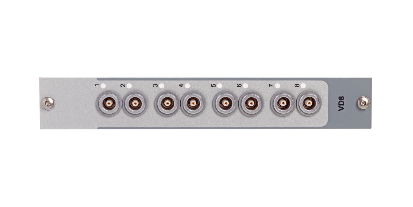 Simcenter SCADAS Mobile and Lab Eight-Channel Voltage/ICP® Differential Input and Output Module - Lab