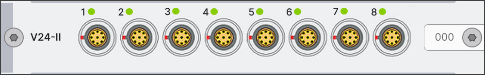 Simcenter SCADAS Mobile and Lab 24-channel voltage/ICP® input module - Mobile/Recorder
