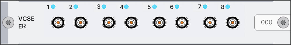 Simcenter SCADAS Mobile and Lab Eight-channel input module for voltage; ICP® and charge - Mobile/Recorder - extended range