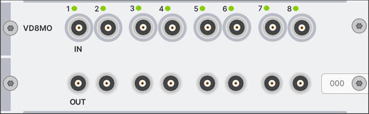 Simcenter SCADAS Mobile and Lab Eight-Channel Voltage/ICP® Differential Input and Output Module - Mobile/Recorder - with monitor Output