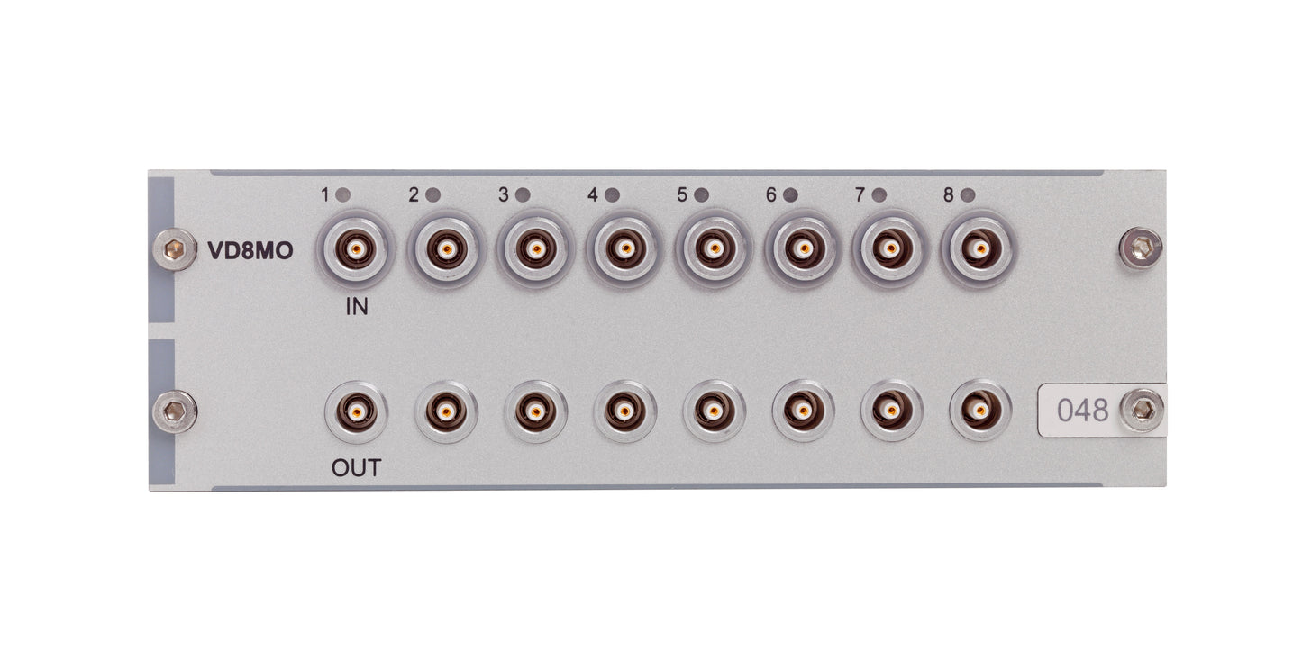 Simcenter SCADAS Mobile and Lab Eight-Channel Voltage/ICP® Differential Input and Output Module - Mobile/Recorder - with monitor Output