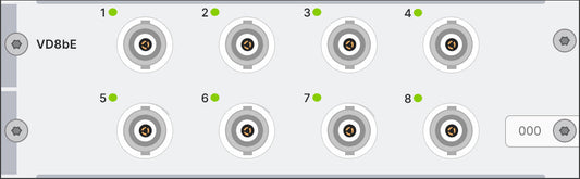 Simcenter SCADAS Mobile and Lab Eight-channel voltage/ICP® differential input and output module - Mobile/Recorder - BNC connector