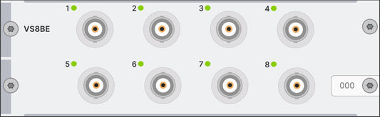 Simcenter SCADAS Mobile and Lab Eight-channel voltage/ICP® input module - Mobile/Recorder - BNC connector & digital audio support