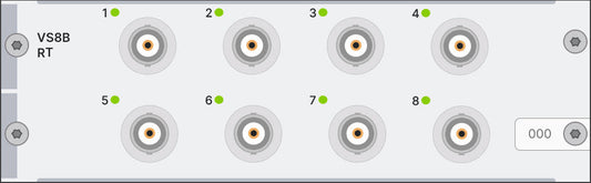 Simcenter SCADAS Mobile and Lab Eight-channel voltage/ICP® input module - Mobile/Recorder - BNC connector & EtherCAT support