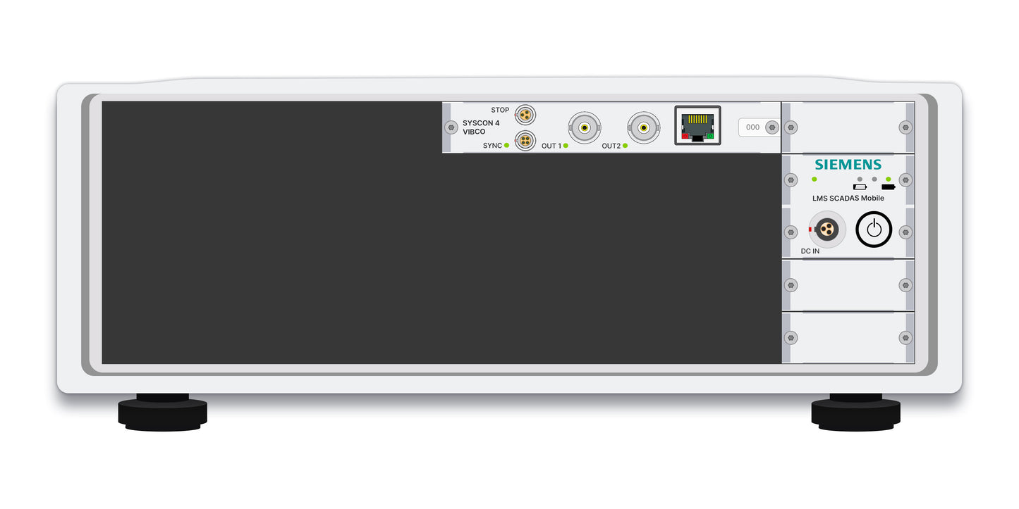 Simcenter SCADAS Mobile Vibration Control Mainframe - 9 free slots