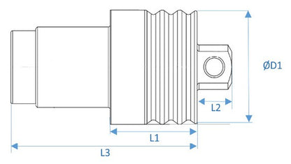 Set of protective caps for SCADAS RS conditioner units