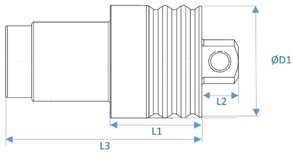 Set of protective caps for the SCADAS RS REC unit