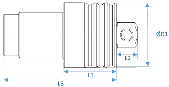 Set of protective caps for the SCADAS RS DI unit